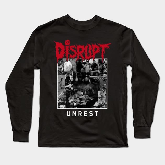 Disrupt "Unrest" Tribute Shirt Long Sleeve T-Shirt by lilmousepunk